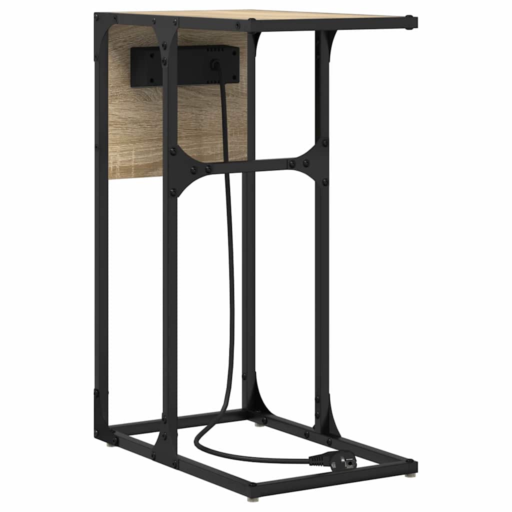 Mesa-de-cabeceira Carvalho sonoma Madeira processada