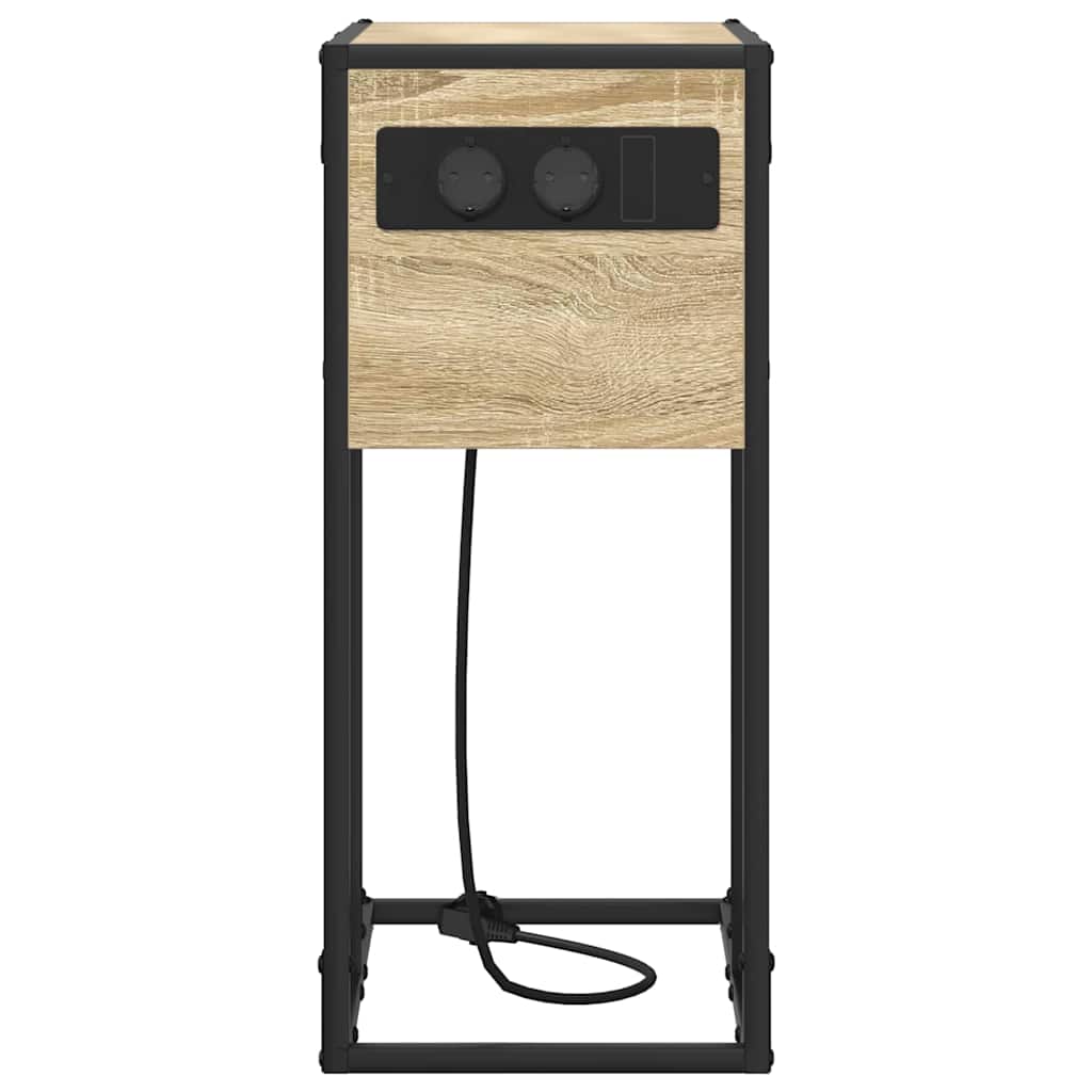 Mesa-de-cabeceira Carvalho sonoma Madeira processada