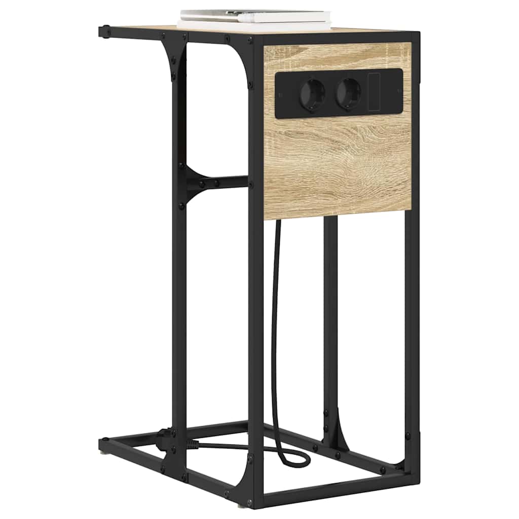 Mesa-de-cabeceira Carvalho sonoma Madeira processada