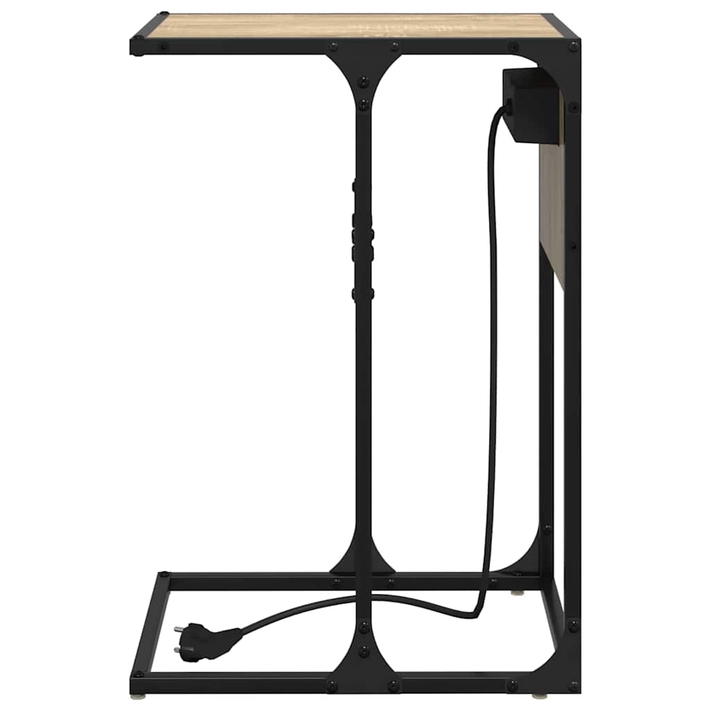 Mesa-de-cabeceira Carvalho sonoma Madeira processada