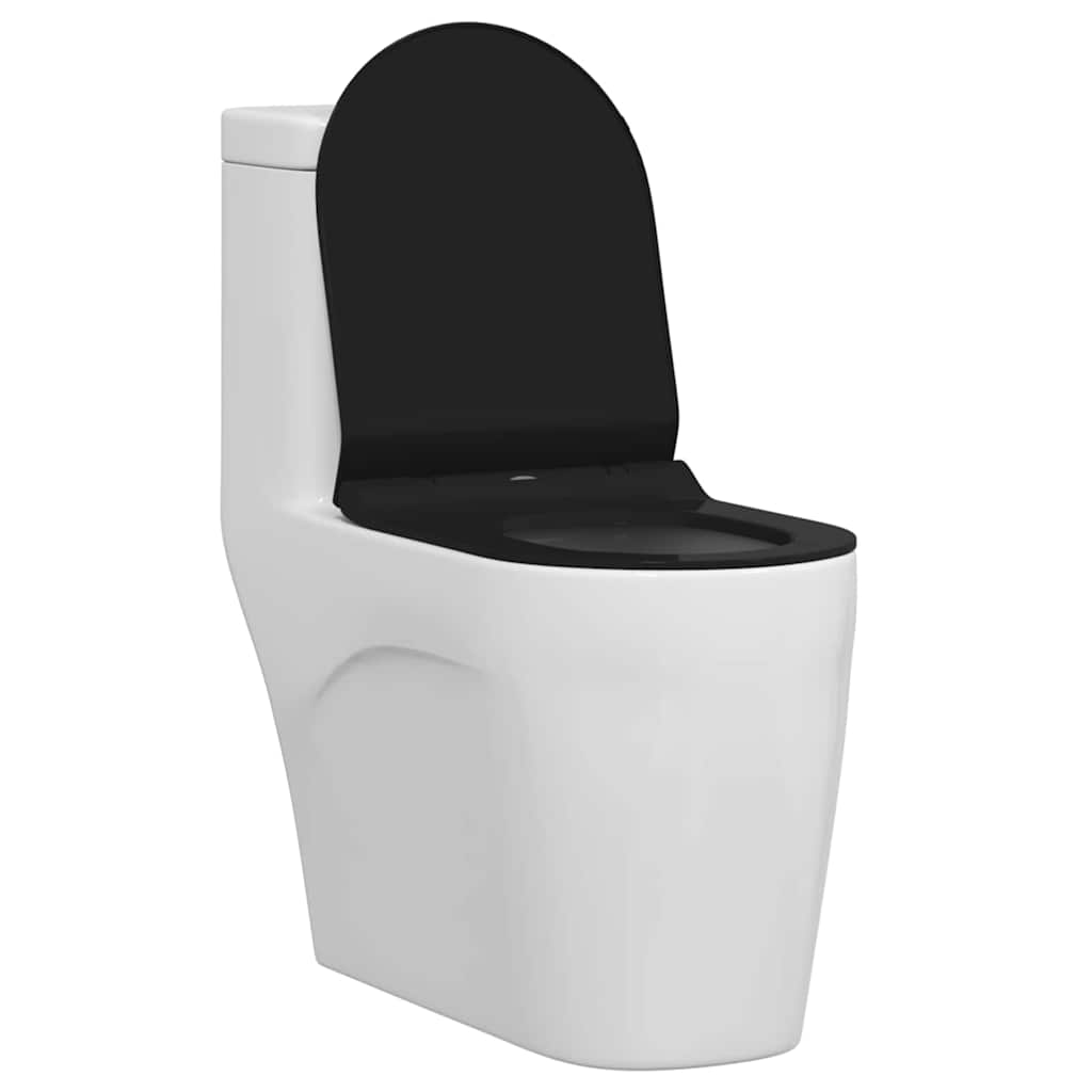 Vaso Sanitário adequado para Assento Preto 50 x 36 x 5 cm