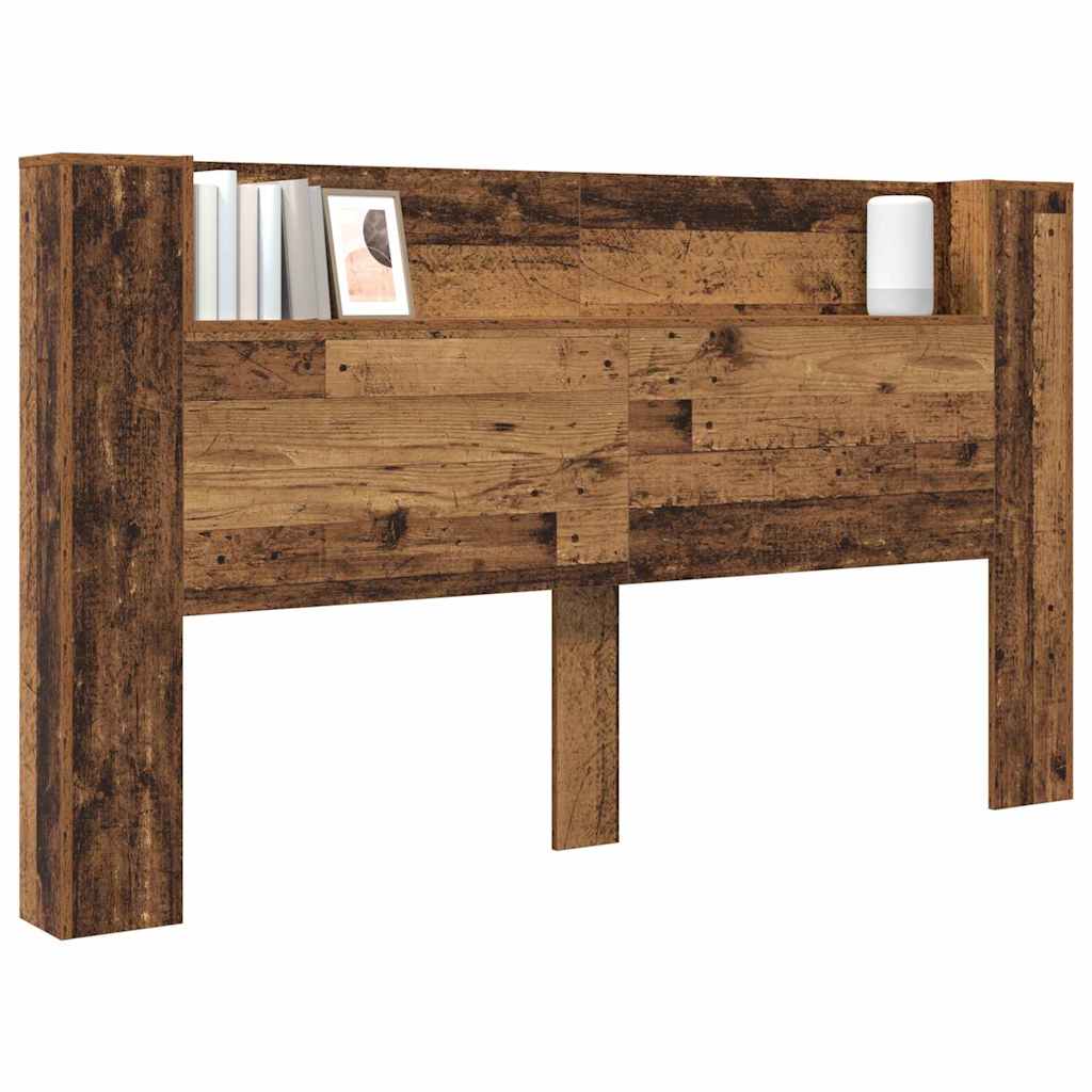 Cabeceira com Armário Madeira antiga 180 x 17 x 104.5 cm