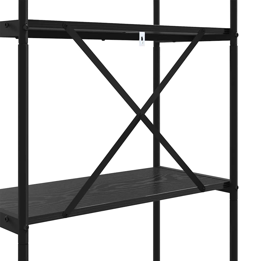 Estante Carvalho preto 80 x 30 x 146 cm Madeira processada