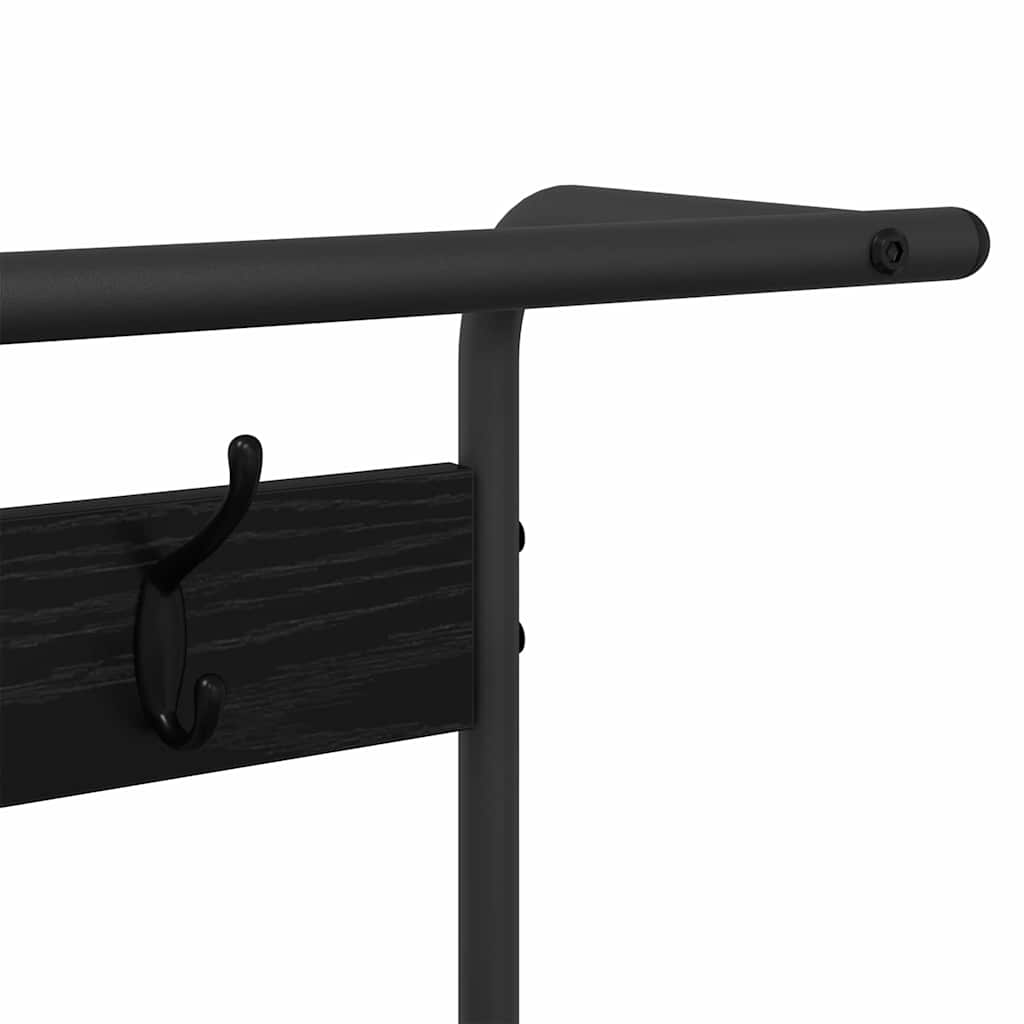 Cabideiro Carvalho preto 95 x 34 x 184 cm Madeira processada