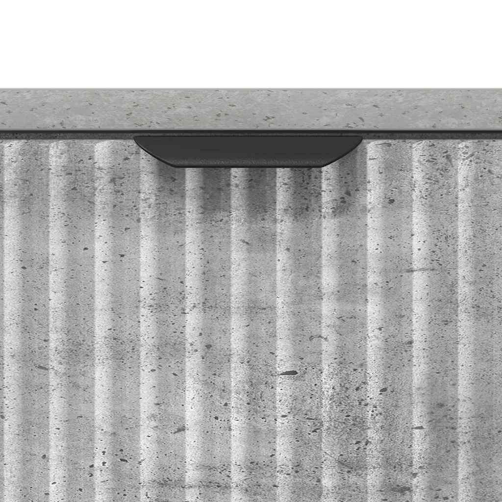 Mesa-de-cabeceira com gaveta Cinzento cimento 63.5 x 36 x 61 cm