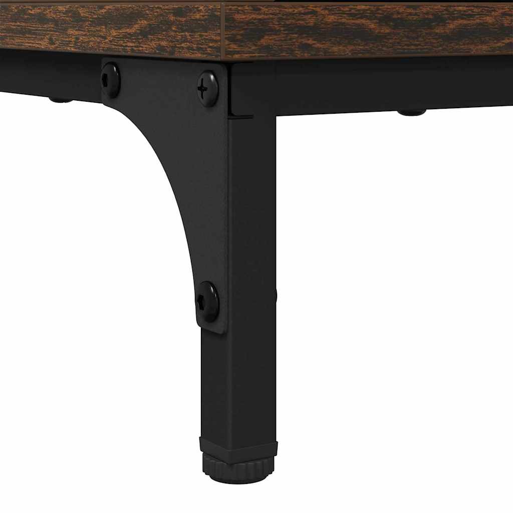 Mesa-de-cabeceira com gaveta Carvalho fumado 63.5 x 36 x 61 cm