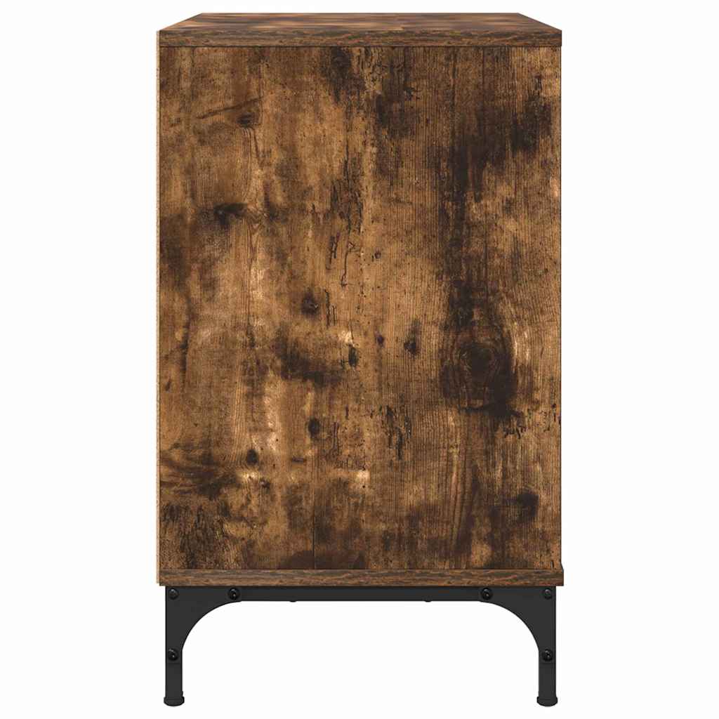 Mesa-de-cabeceira com gaveta Carvalho fumado 63.5 x 36 x 61 cm