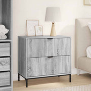 Mesa-de-cabeceira com gaveta Sonoma cinzento 63.5 x 36 x 61 cm