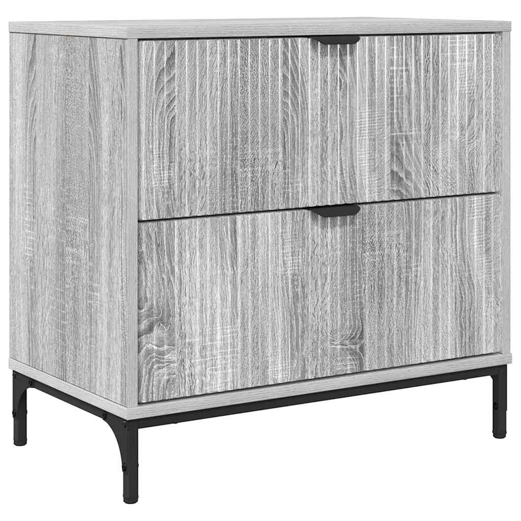 Mesa-de-cabeceira com gaveta Sonoma cinzento 63.5 x 36 x 61 cm
