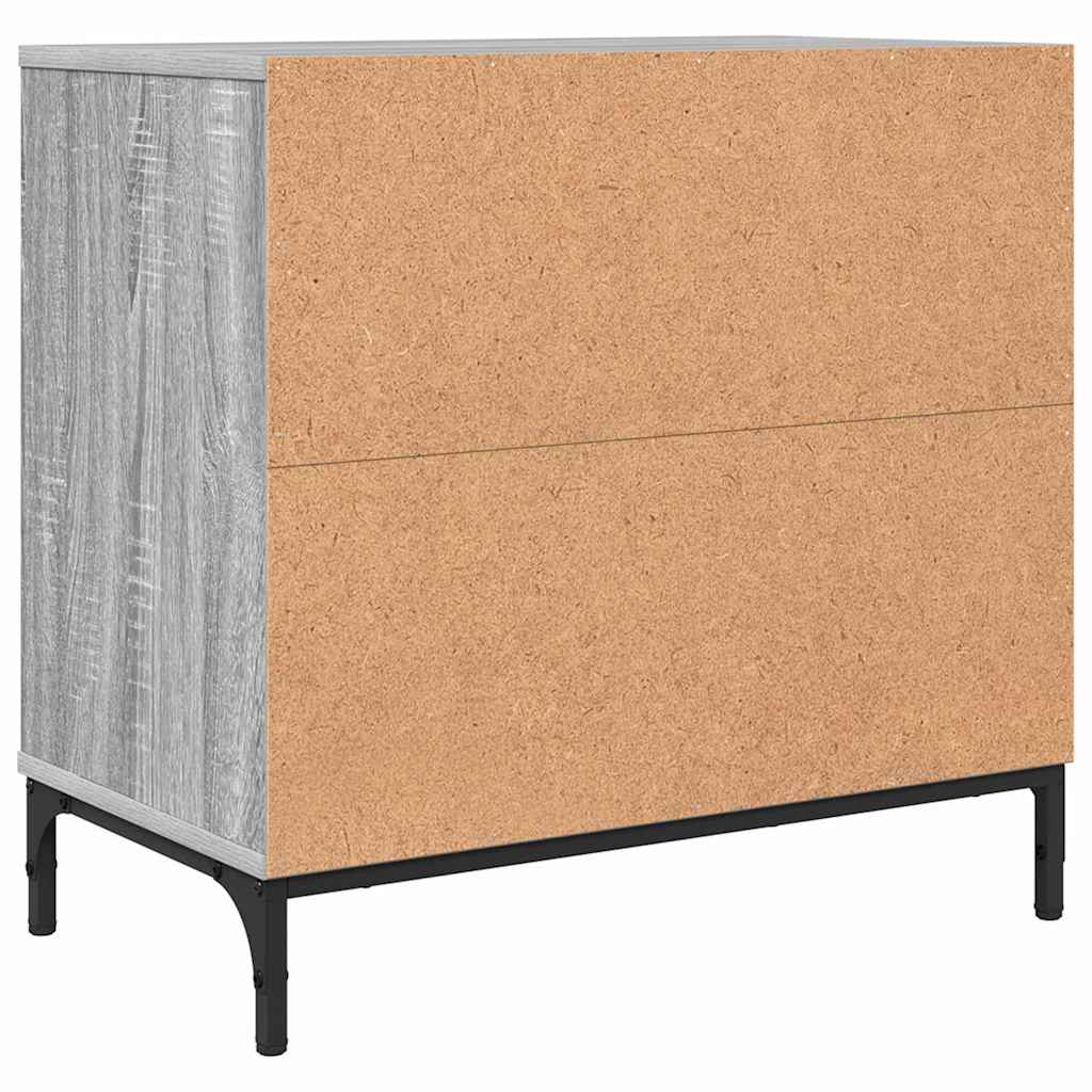 Mesa-de-cabeceira com gaveta Sonoma cinzento 63.5 x 36 x 61 cm