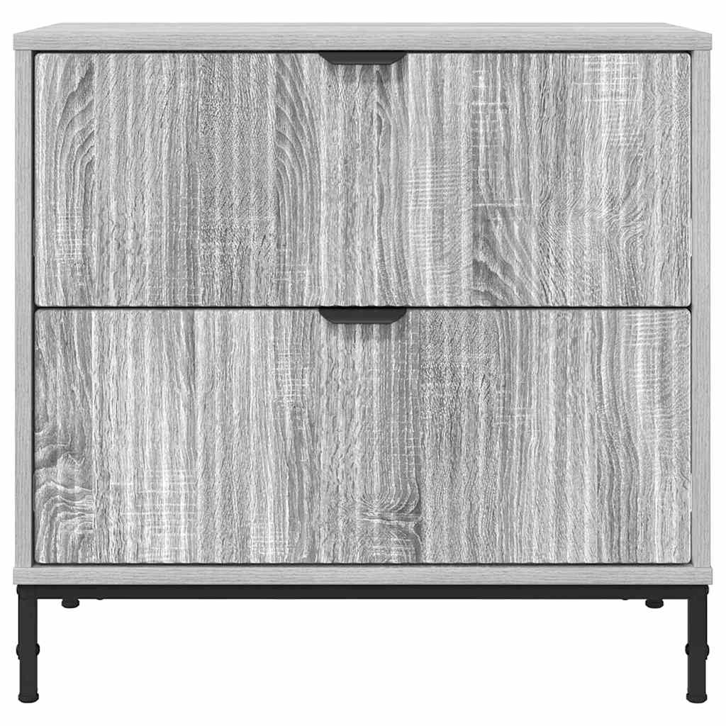 Mesa-de-cabeceira com gaveta Sonoma cinzento 63.5 x 36 x 61 cm