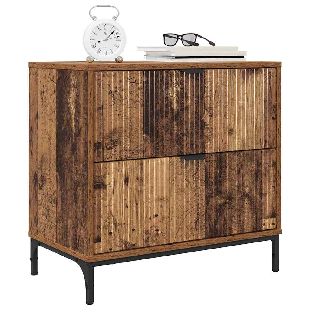 Mesa-de-cabeceira com gaveta Madeira antiga 63.5 x 36 x 61 cm