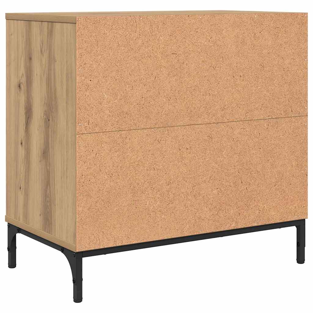 Mesa-de-cabeceira carvalho artisiano 63.5 x 36 x 61 cm