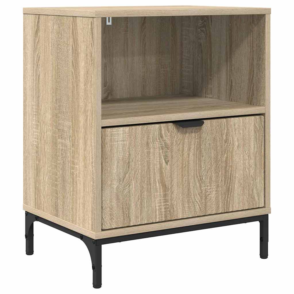 Mesa-de-cabeceira com gaveta Carvalho sonoma 49 x 36 x 61 cm