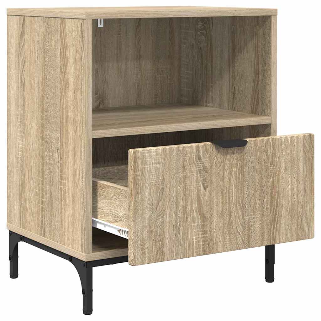 Mesas de cabeceira 2 pcs Carvalho sonoma 49 x 36 x 61 cm