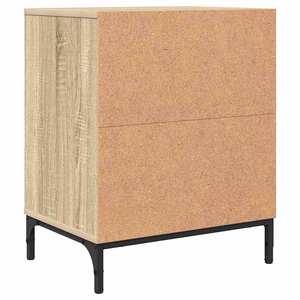 Mesas de cabeceira 2 pcs Carvalho sonoma 49 x 36 x 61 cm