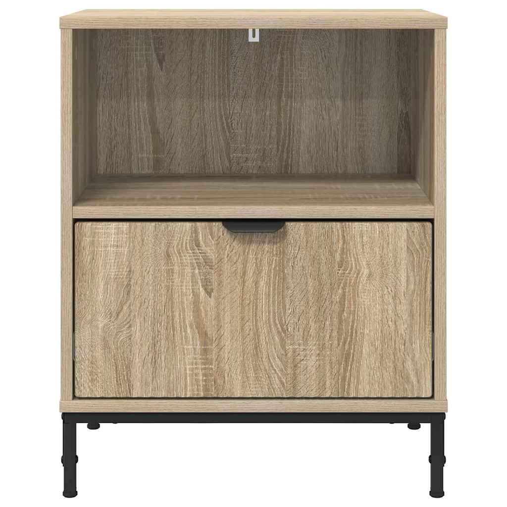 Mesas de cabeceira 2 pcs Carvalho sonoma 49 x 36 x 61 cm