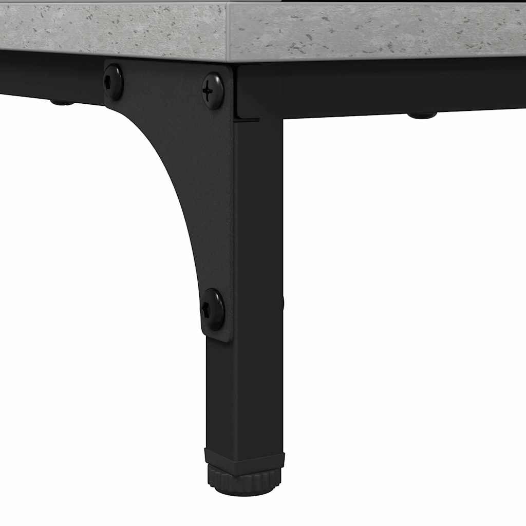 Mesas de cabeceira 2 pcs Cinzento cimento 49 x 36 x 61 cm
