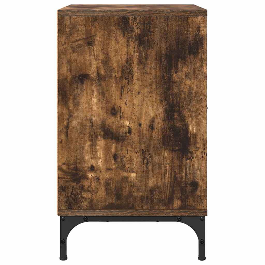Mesas de cabeceira 2 pcs Carvalho fumado 49 x 36 x 61 cm