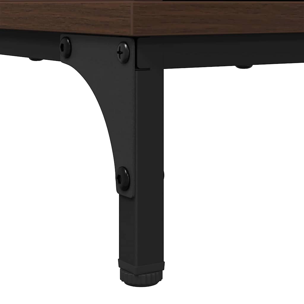 Mesa-de-cabeceira com gaveta Carvalho castanho 49 x 36 x 61 cm