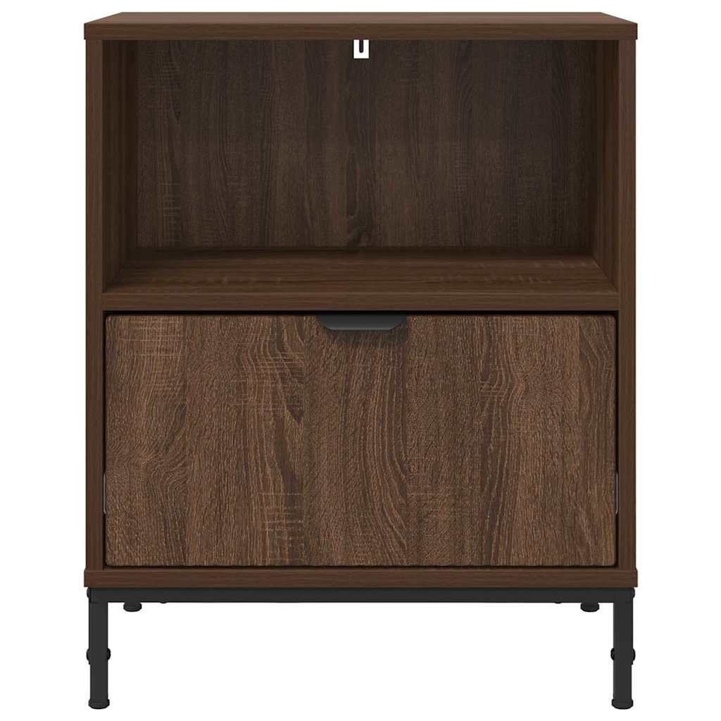 Mesa-de-cabeceira com gaveta Carvalho castanho 49 x 36 x 61 cm