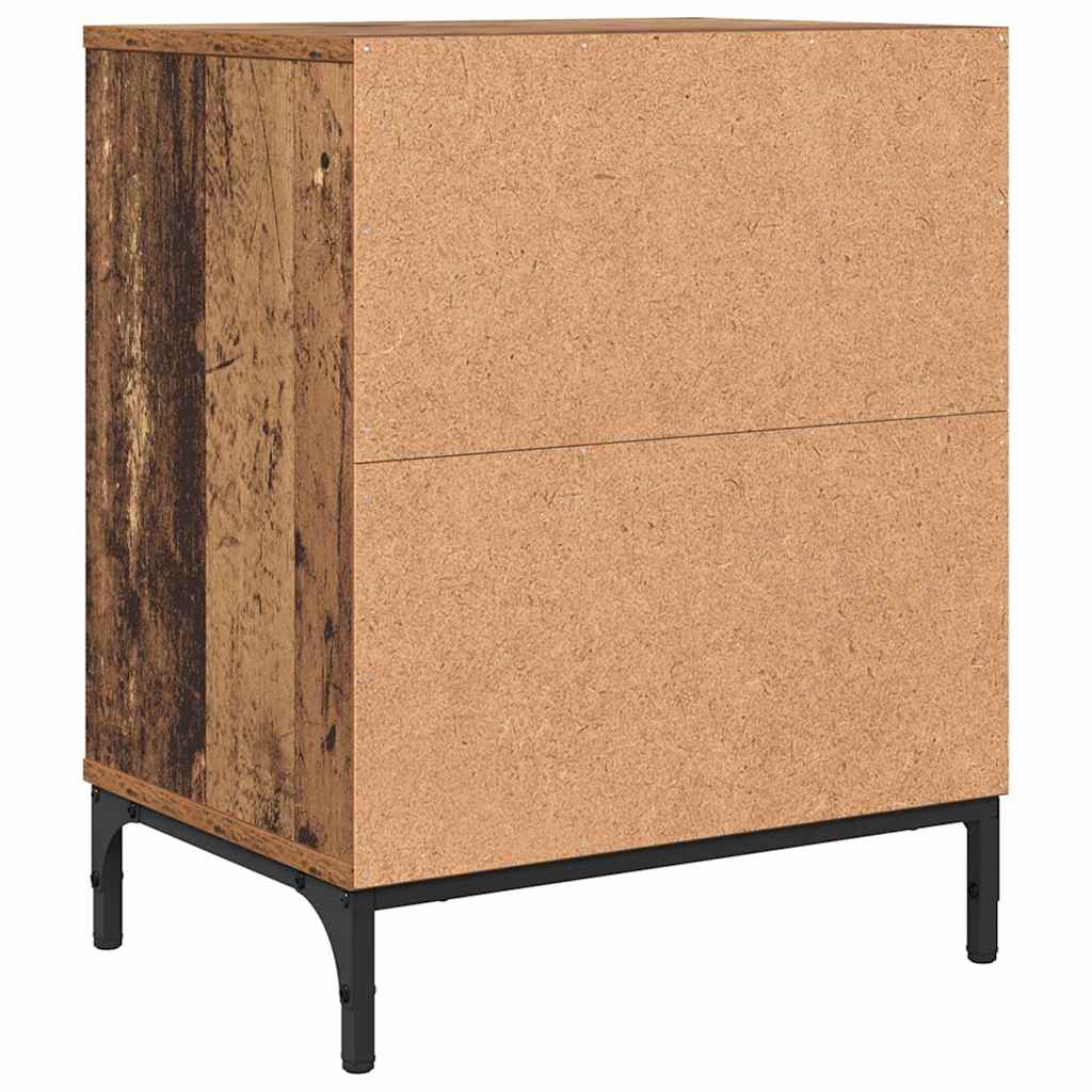 Mesas de cabeceira 2 pcs Madeira antiga 49 x 36 x 61 cm