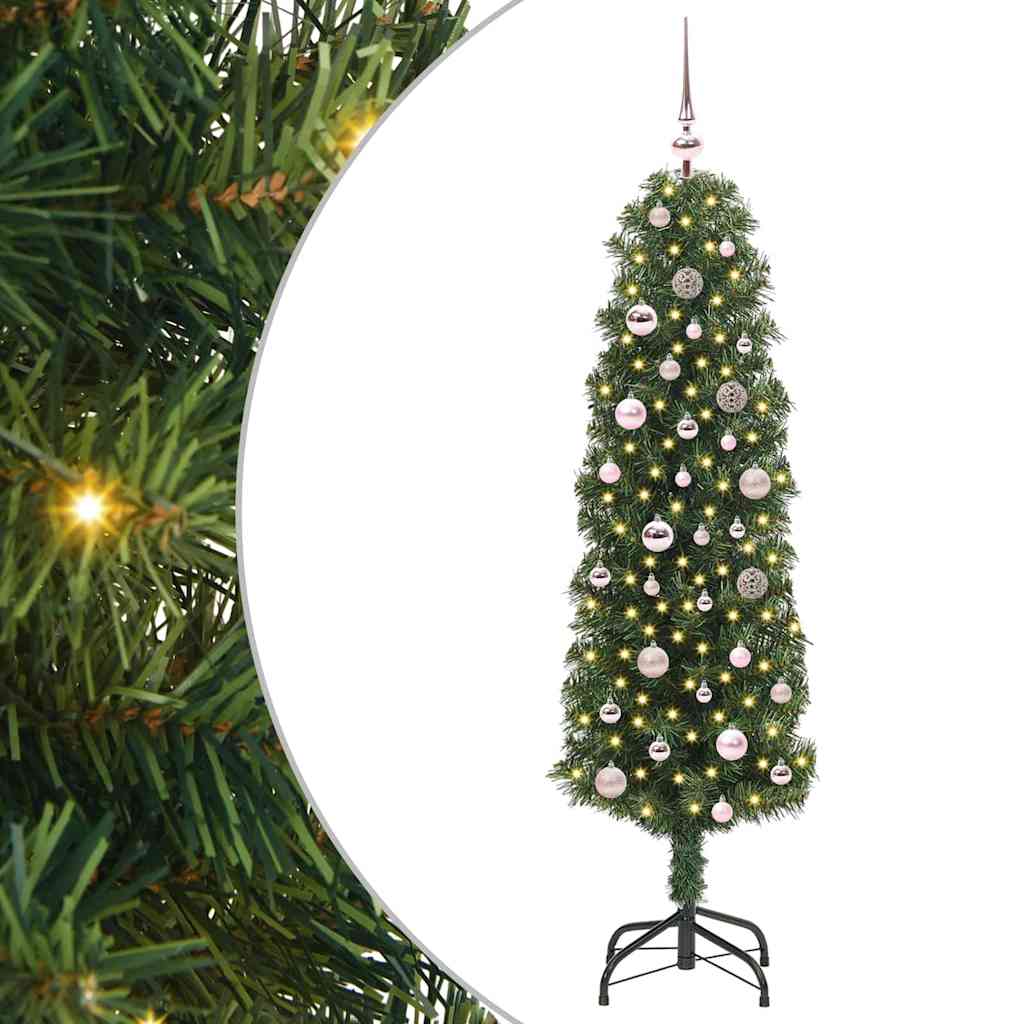 Árvore de Natal Artificial Verde 150 cm PVC e Aço e Plástico
