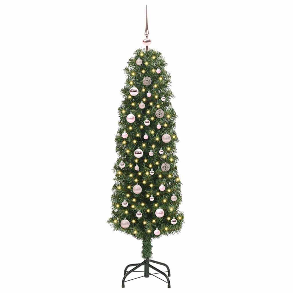Árvore de Natal Artificial Verde 150 cm PVC e Aço e Plástico