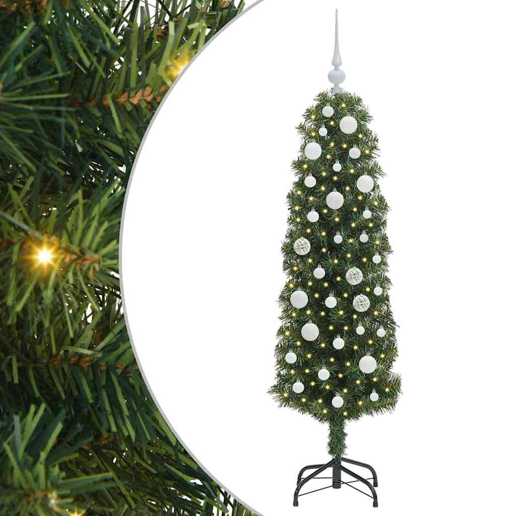 Árvore de Natal Artificial Verde 150 cm PVC e Aço e Plástico