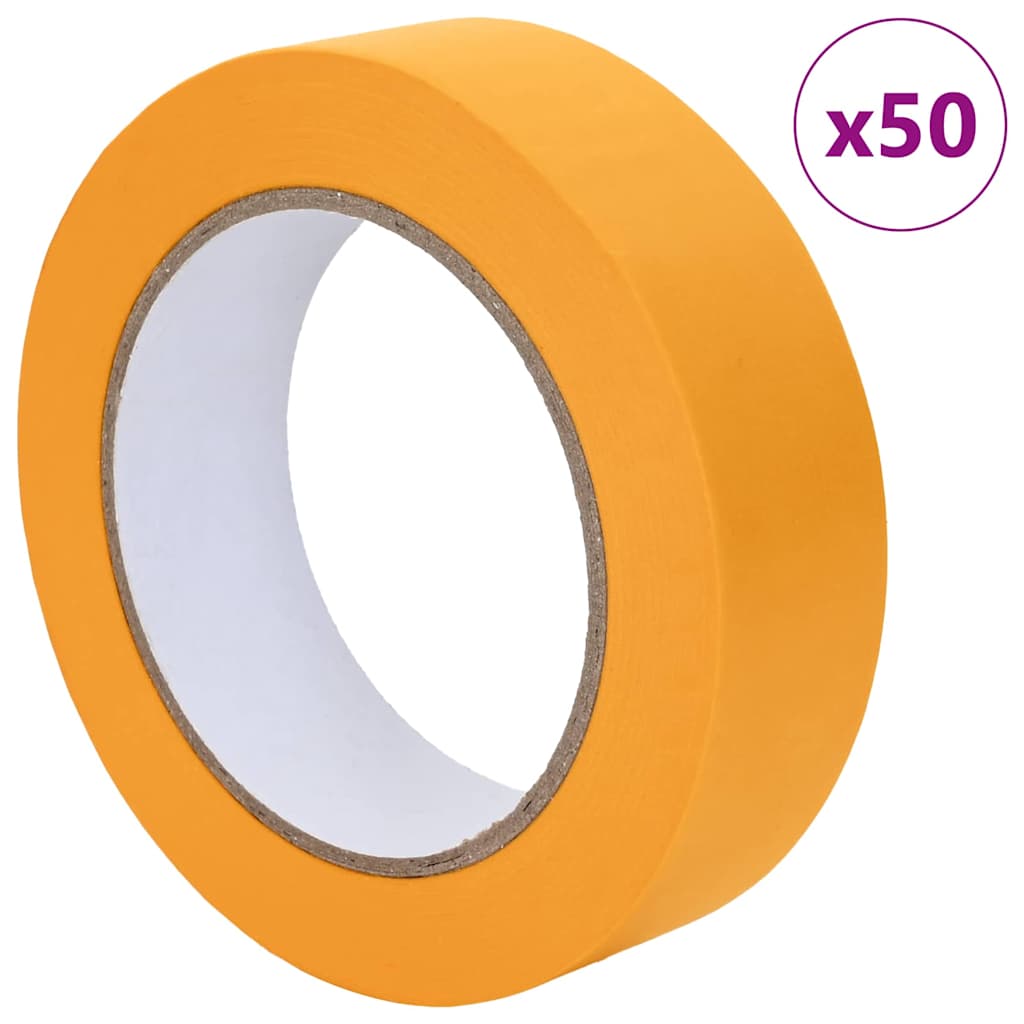 Fitas de Máscara para Pintores 6 pcs Amarelo 38mm x 50m Papel