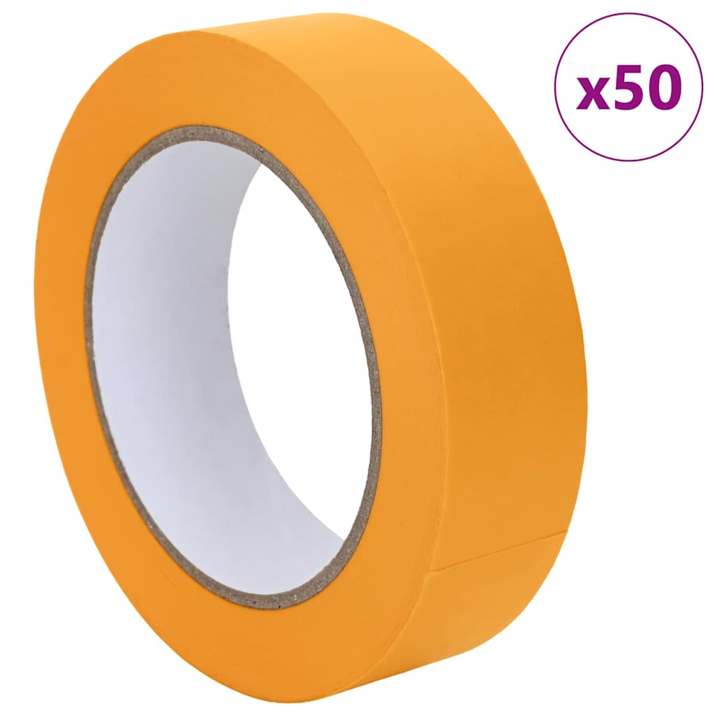 Fitas de Máscara para Pintores 6 pcs Amarelo 38mm x 50m Papel