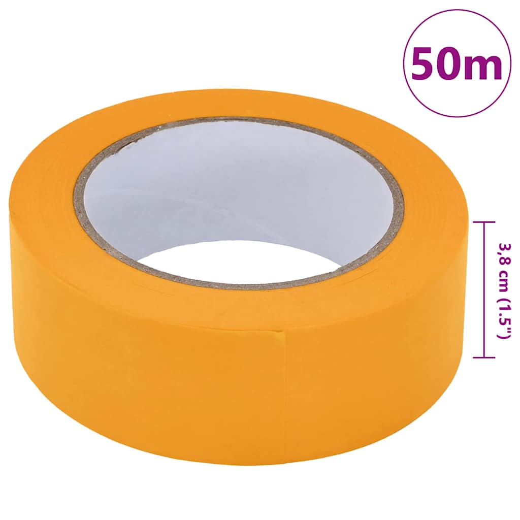 Fitas de Máscara para Pintores 6 pcs Amarelo 38mm x 50m Papel