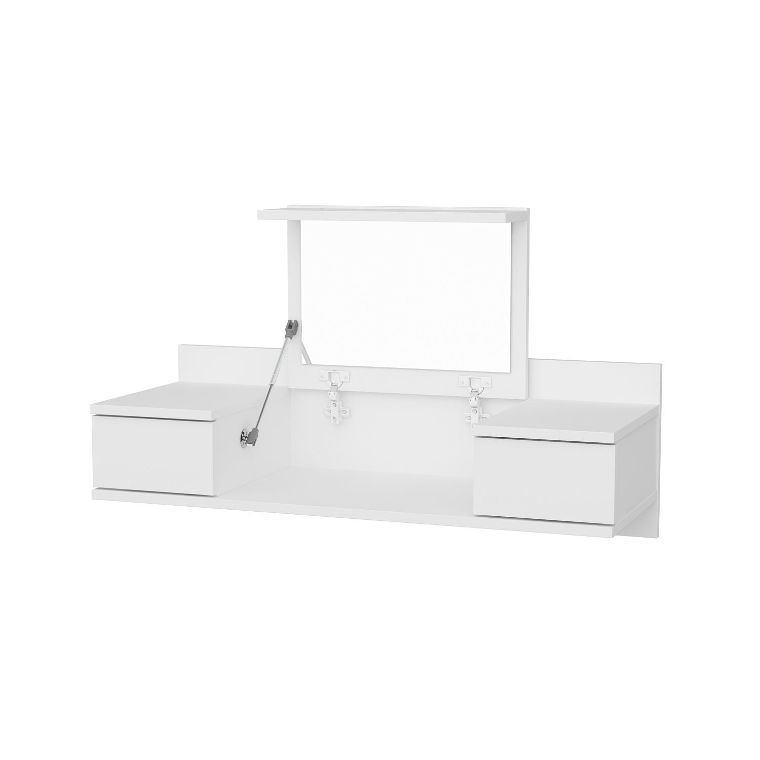 Toucador – 100 cm x 62 cm x 38,9 cm – Branca – Painel de partículas