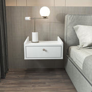 Mesa de cabeceira – 45cm x 22cm x 35cm – Branco – MDF