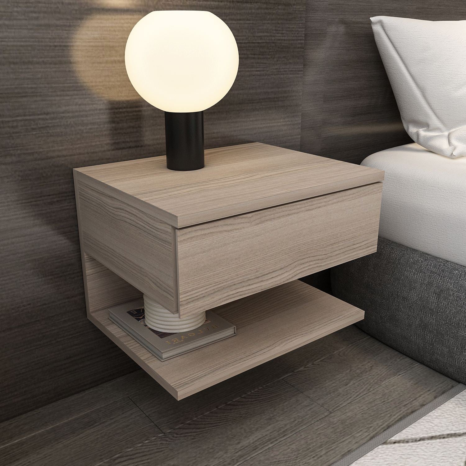 Mesa de Cabeceira – 45cm x 31.4cm x 36.8cm – Cordoba – MDF