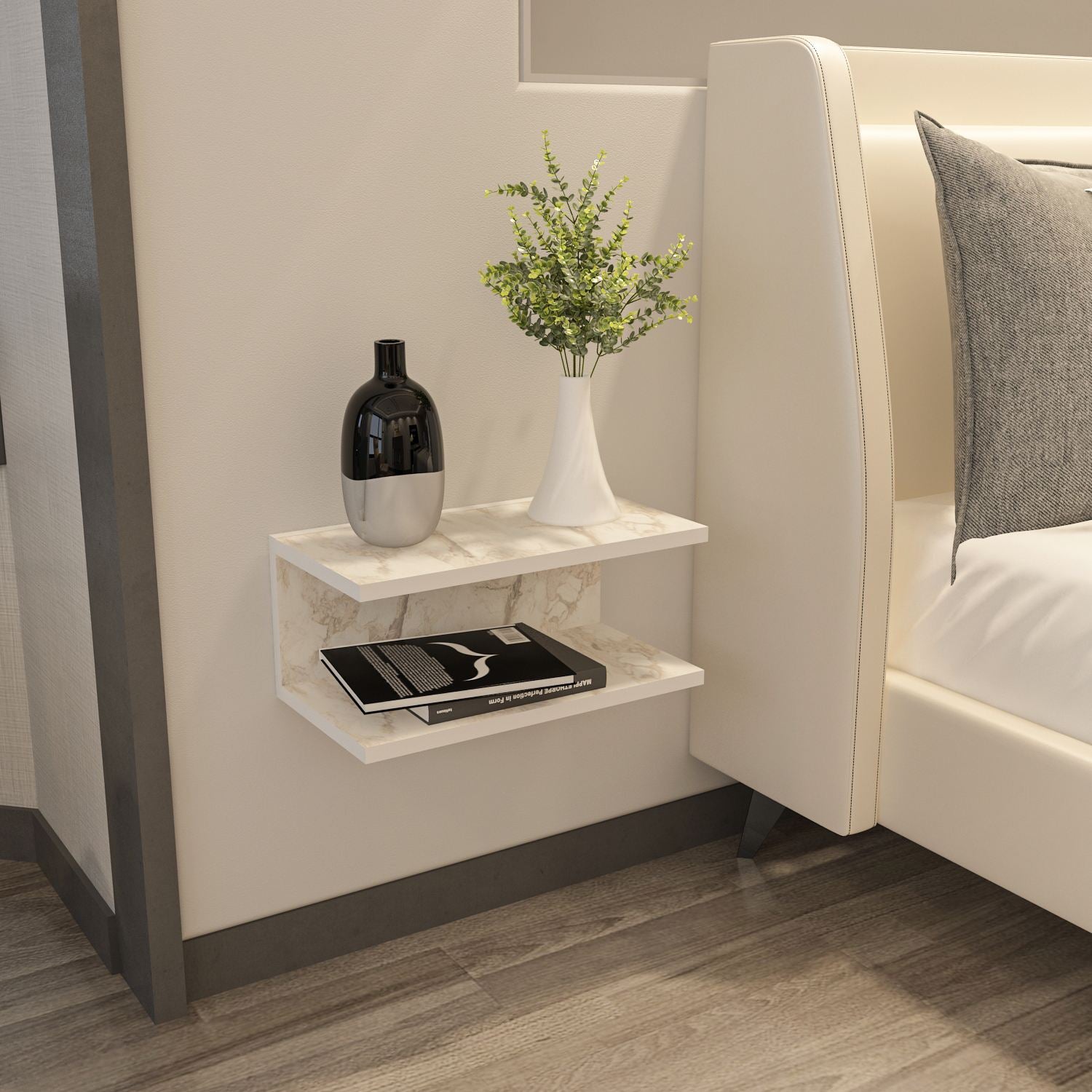 Mesa de Cabeceira – 45cm x 19.6cm x 23.8cm – Éfeso – Aglomerado