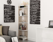 Estante de livros – 45 x 170 x 22 cm – Córdoba e Branco – 100% revestida em melamina