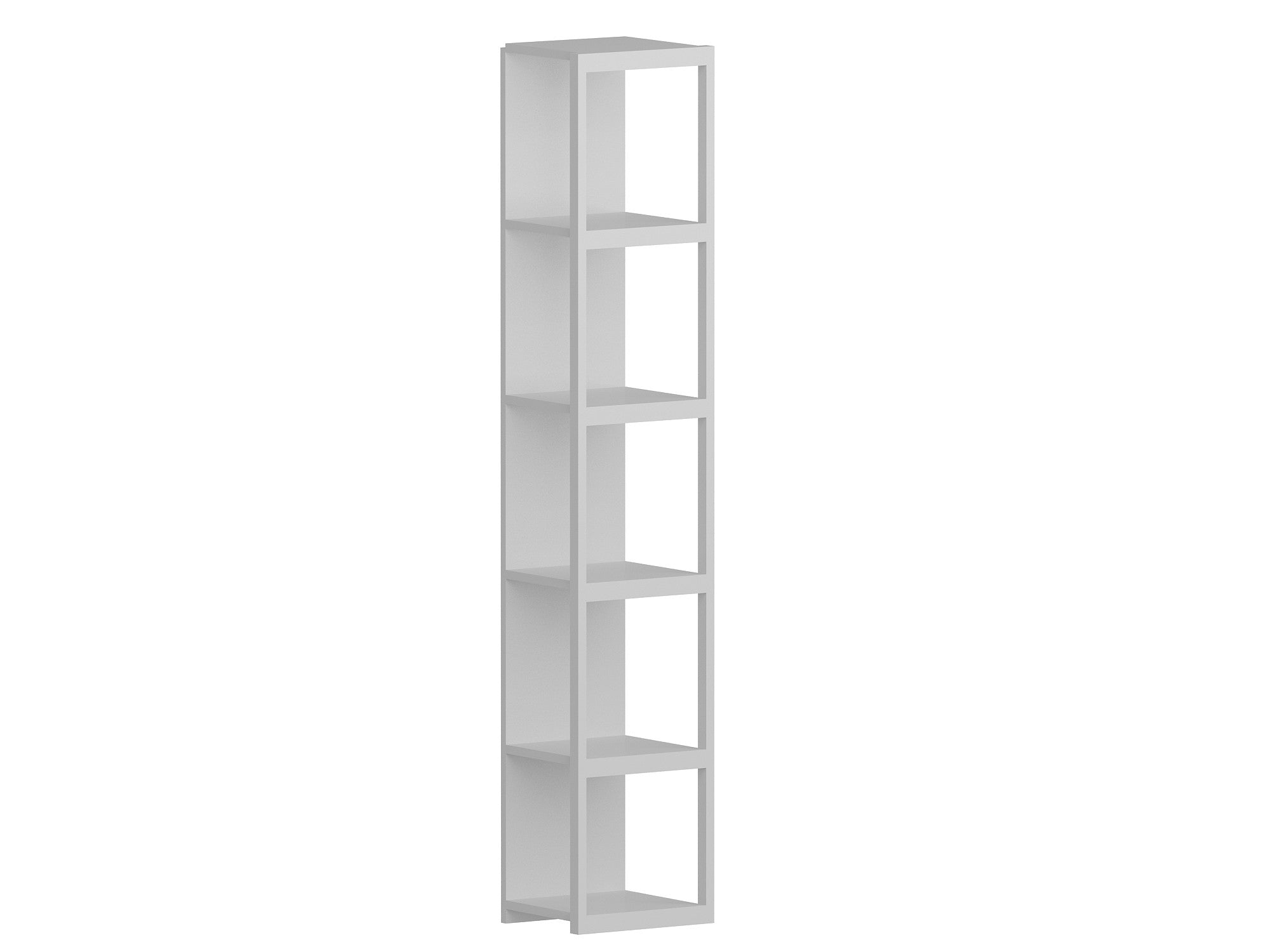 Estante moderna – 33,7 x 180 x 29,5 cm – branca – painel de partículas revestido a melamina