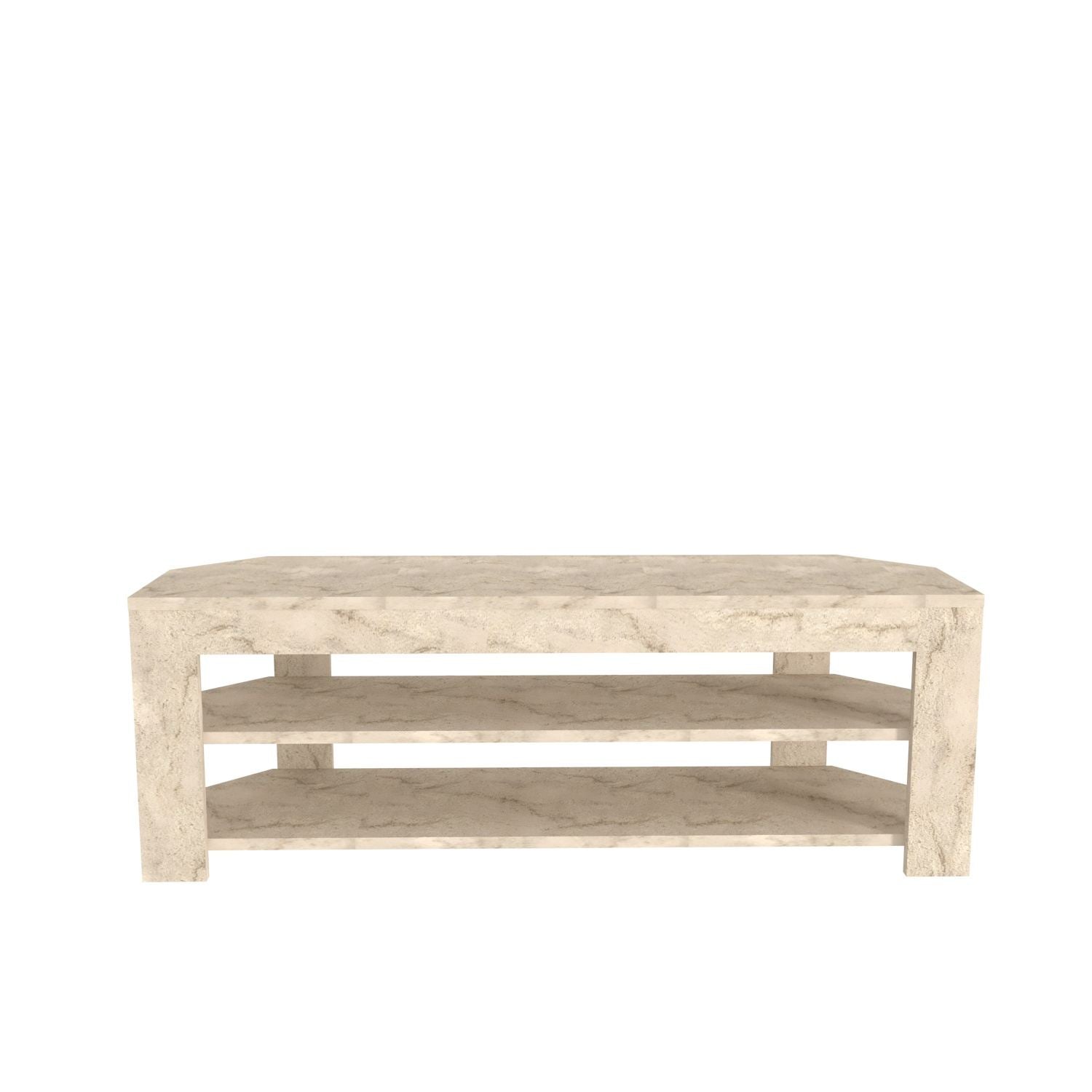 Móvel de TV – 120cm x 42cm x 35cm – Travertino – MDF