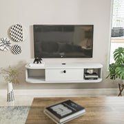 Móvel de TV – 120cm x 23.4cm x 29.6cm – Branco – MDF