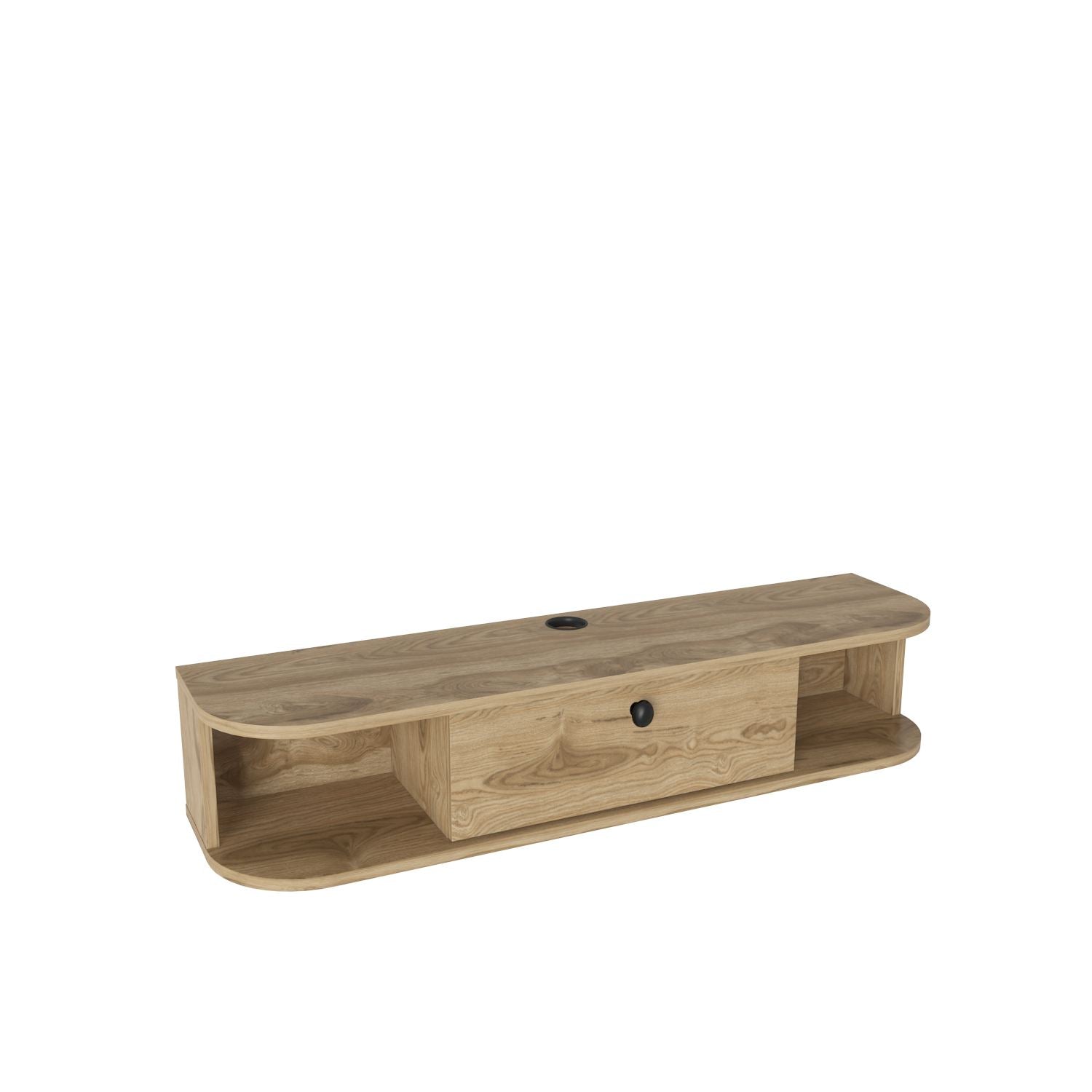 Móvel de TV – 120cm x 23.4cm x 29.6cm – Carvalho Oud – MDF