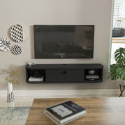 Móvel de TV – 120 cm x 23,4 cm – Antracite – Aglomerado