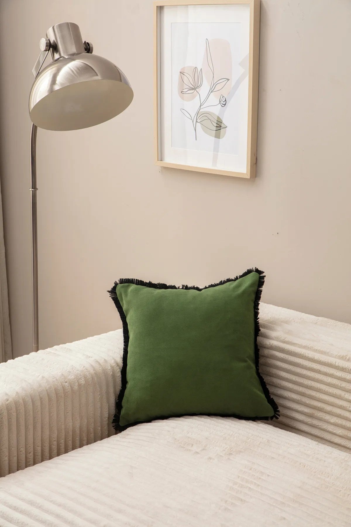 Capa de Almofada – 43 x 43 cm – Verde – Poliester