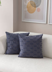 Capa de Almofada – 43 x 43 cm – Azul – Poliéster