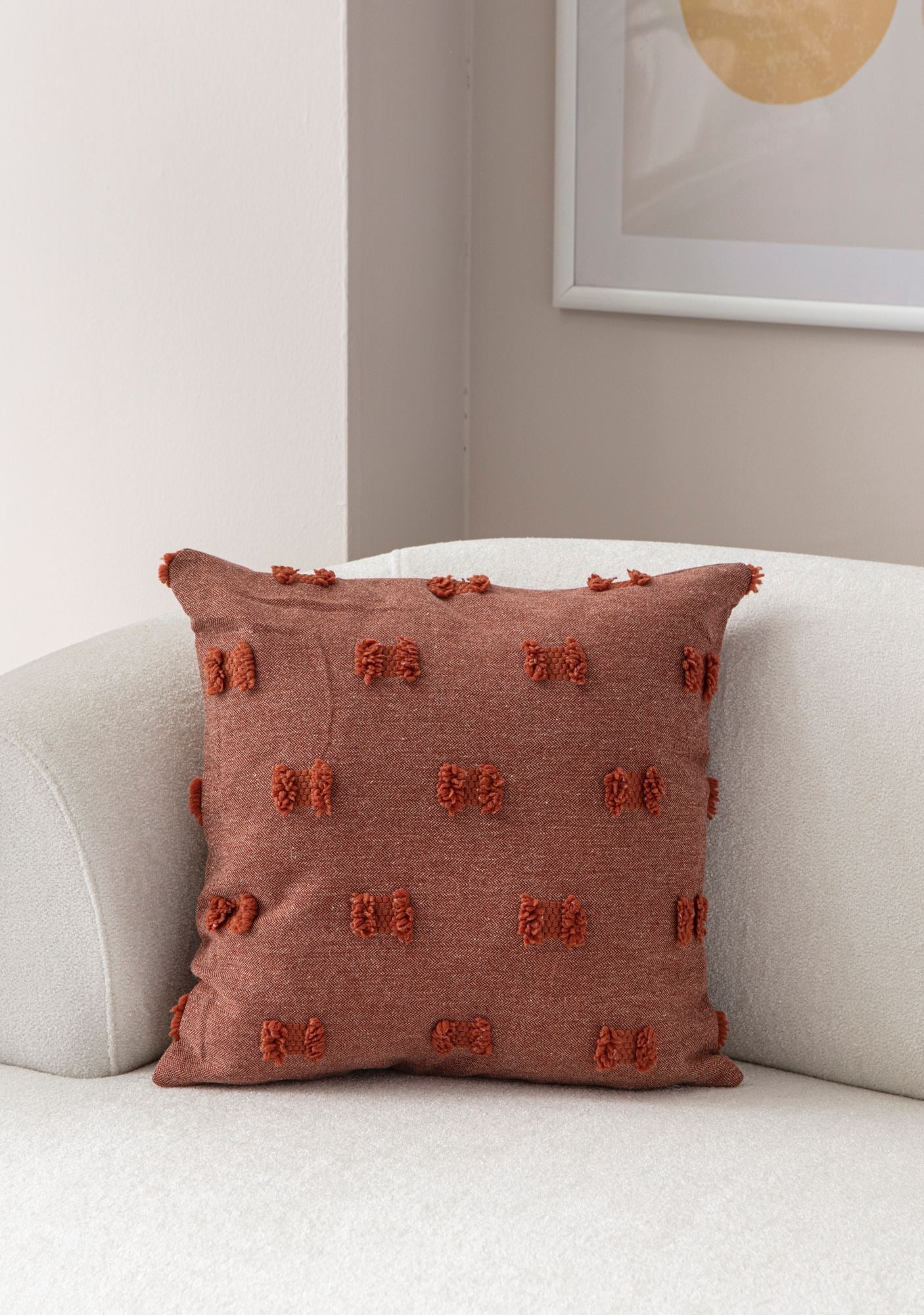 Capa de Almofada – 43 x 43 cm – Vermelho – Poliester