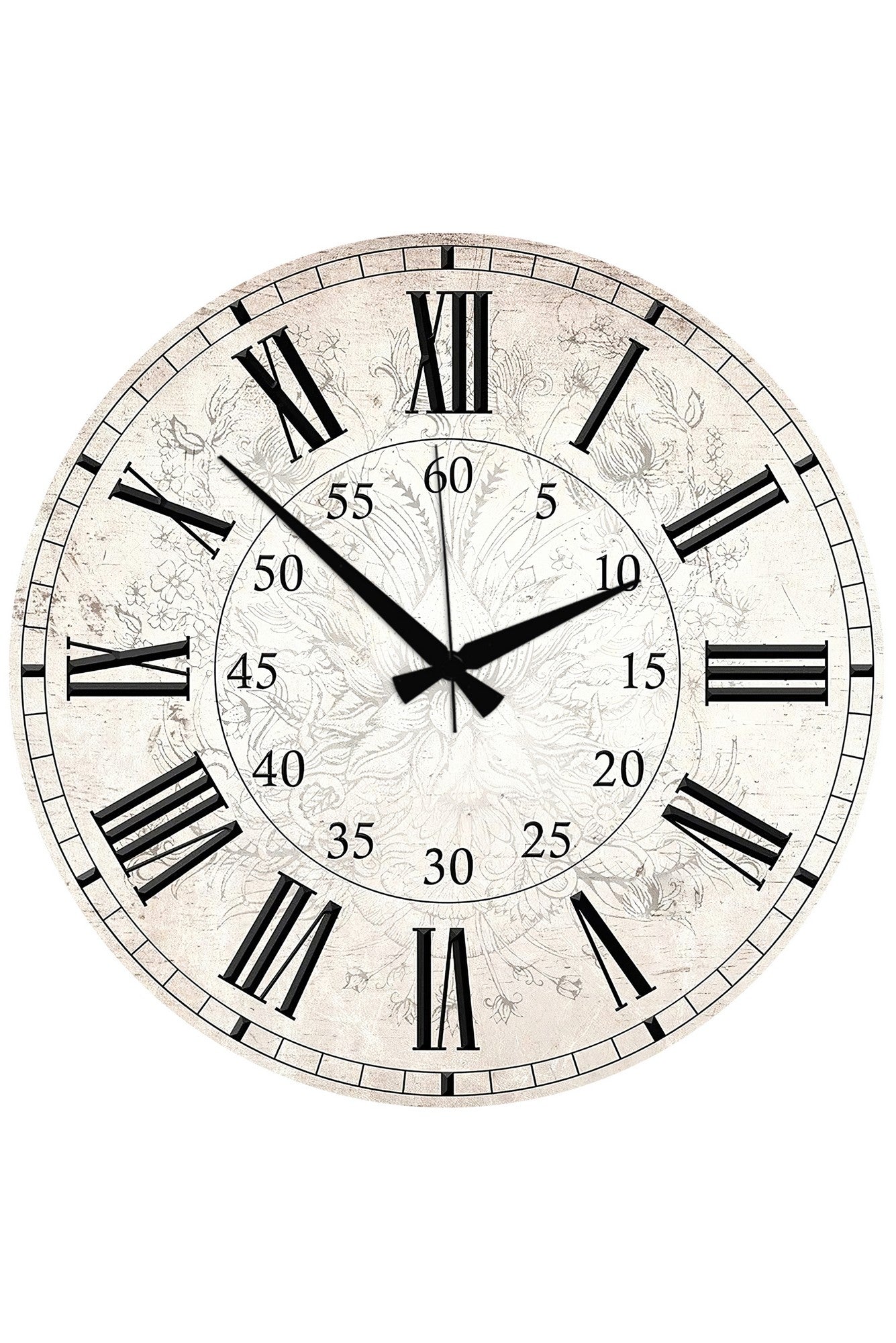 Relógio Decorativo MDF Multicolor 50x50cm - Design Moderno para Decoração de Interiores