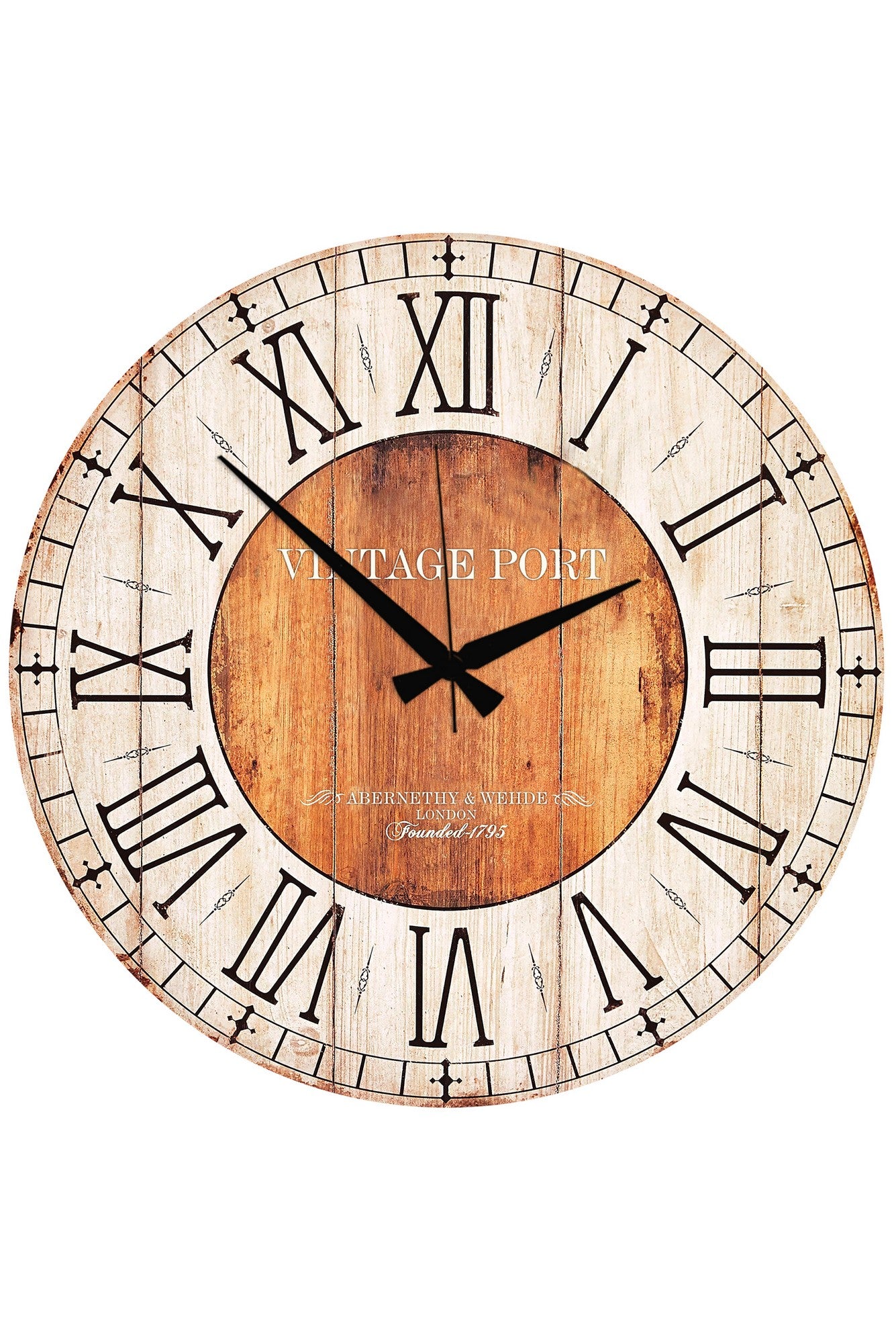 Relógio Decorativo MDF Multicolor 50x50cm - Design Moderno para Decoração de Interiores