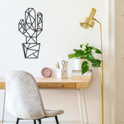 Acessório de parede decorativo de metal preto elegante, 26 x 55 cm | 100% metal, 1,5 mm de espessura | Fácil montagem na parede, perfeito para decoração moderna de casa