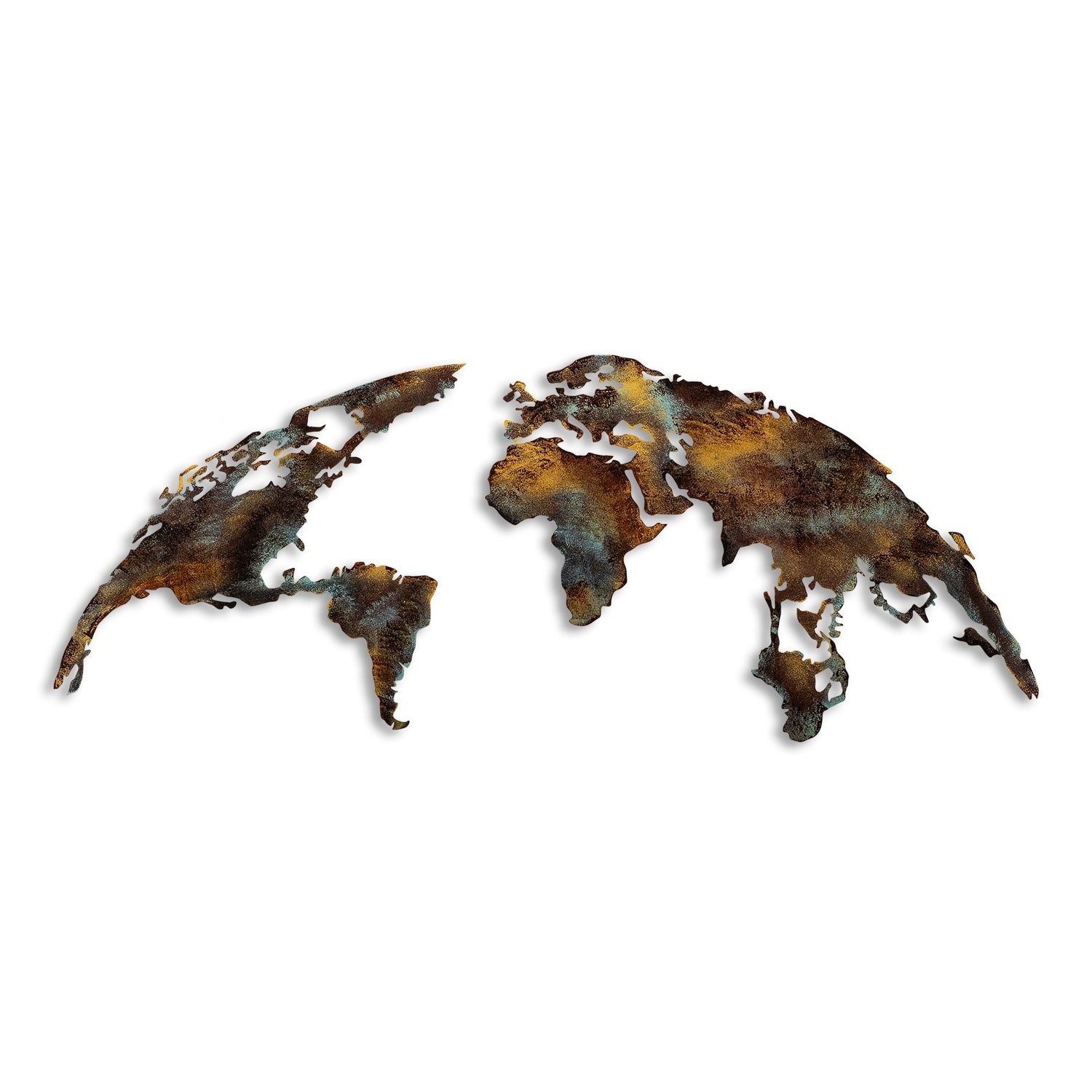 Acessório de parede decorativo – 150 cm x 59 cm – metal
