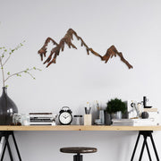 Acessório de parede decorativo – 45 x 70 cm – Cor de antiguidade – Metal